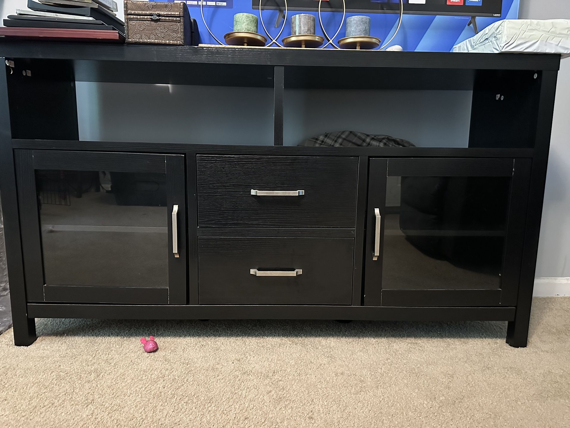 Oversized Rocking Recliner, 2 Recliner Sofa & Entertainment Stand