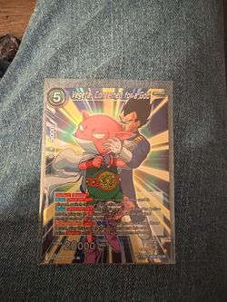 Dragon Ball Super Card Game Vegeta Concerned for a God SR