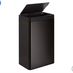 Kohler 48L Motion Sensor Trash Can – Black Stainless Steel – Touchless