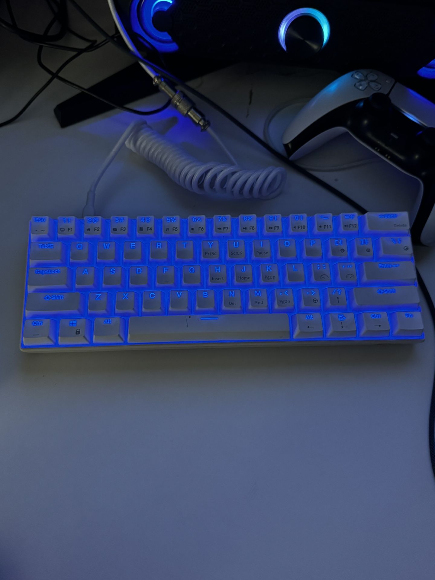 Rk Royal Kludge Wired 65 % Keyboard (Blue Switches)