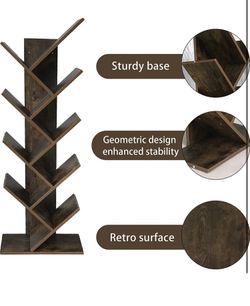 Woodpod Tree Bookshelf (color Walnut)