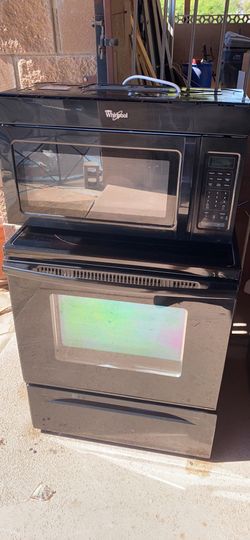 Stove microwave and dishwasher