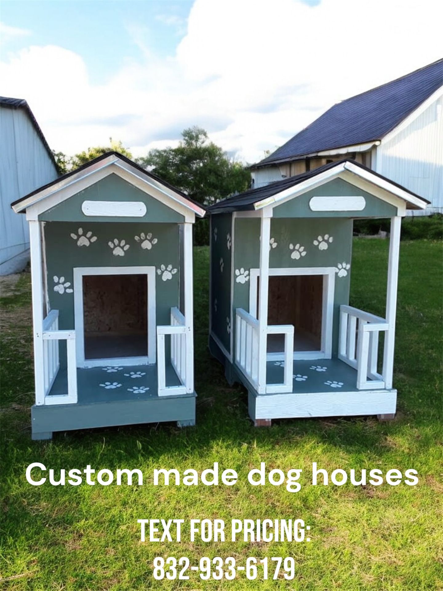 Victor’s dog houses