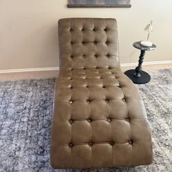 tufted Faux Leather Lounger - ONLY $10