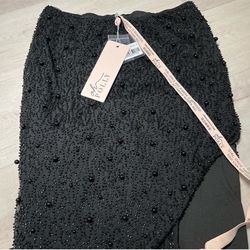 OH POLLY - New All Over Beaded Formal Skirt Size M/L