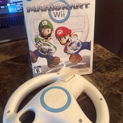Mario Kart Wii (Game & Wheel - Nintendo Wii New Condition