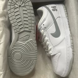 Nike SB Dunk Low Supreme 94 White Size 9.5 New