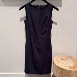 Theory Betty Navy Sleeveless Dress NWT