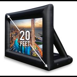 KHOMO GEAR 20ft Outdoor PROJECTOR SCREEN