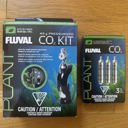 Fluval CO2 Kit and Refill Cartridges