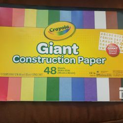 Crayola Big Construction Paper $1