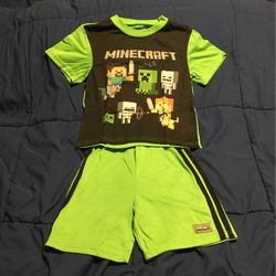 Minecraft Boys Pajamas Size 8