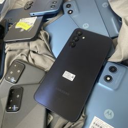 Samsung blue Motorola