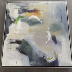 Joyce Combs “Floating Fantasies” framed canvas art