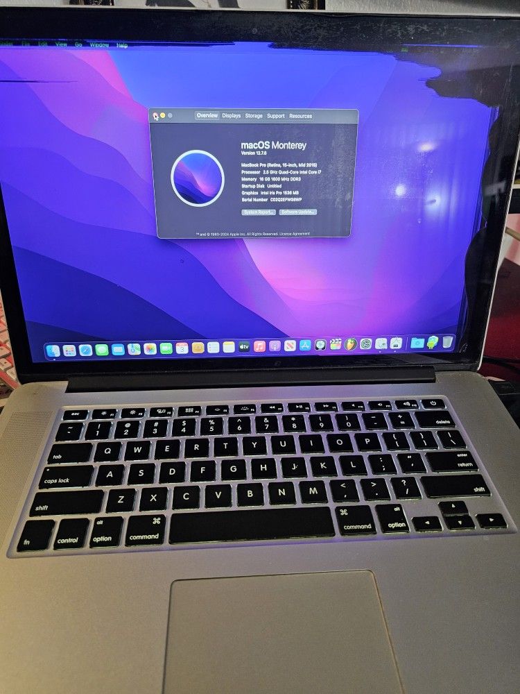 Upgraded Macbook Pro
