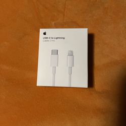 Apple iPhone charger USB C to lightning unopened 