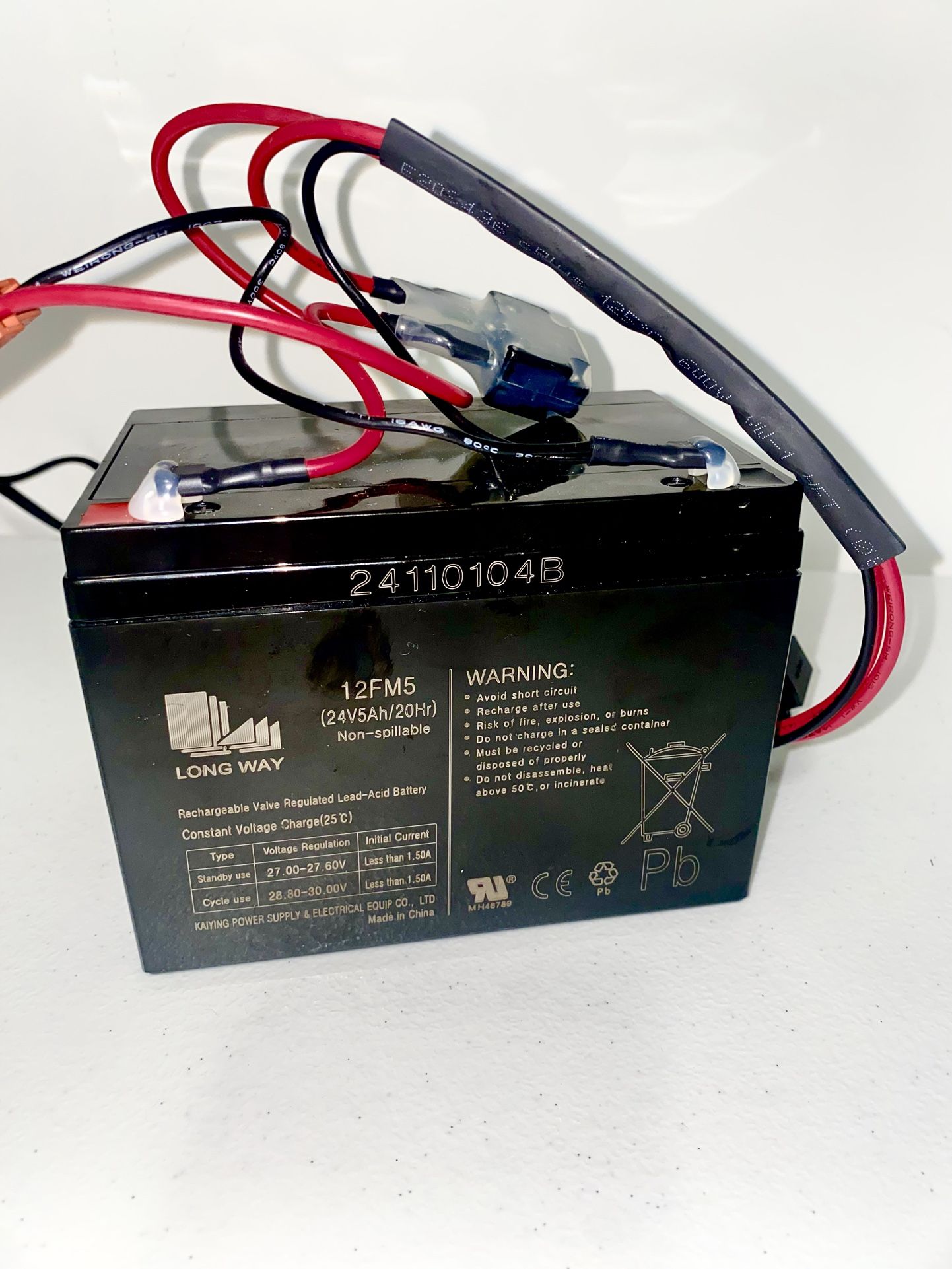 24V 5Ah Battery for Huffy Torex ATV 24 Volt Kids Ride On Car