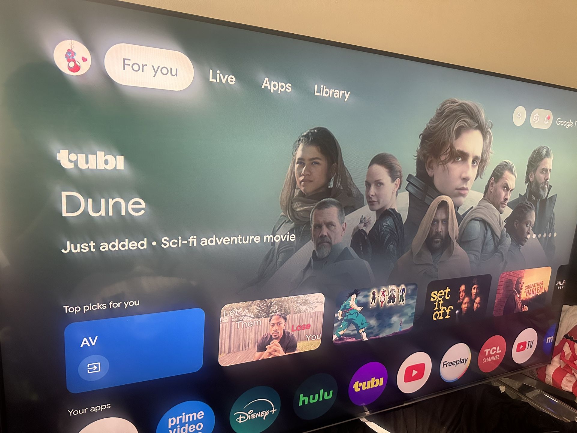 TCL QM7-Series 65” 4K 120hz