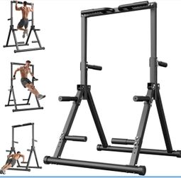 🔥 Foldable Pull-Up & Dip Station – Full Body Workout Equipment 🔥