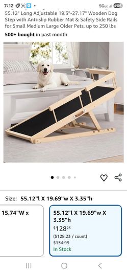 New pet Ramp solid Wood