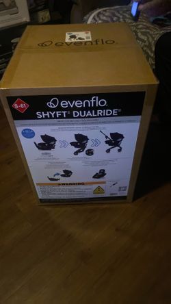 Evenflo Shyft Dualride s-61 Infant Carseat And Stroller