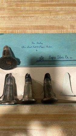 Sterling Silver Salt and Pepper Shaker Set