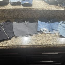 Hollister, Abercrombie, Levi’s Jean Skirts