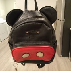 Mickey Mouse Leather Backpack 