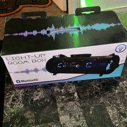 Light Up Boom Box Bluetooth 