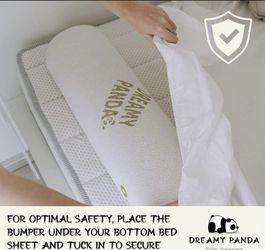 NEW Dreamy Panda Safe Sleeping - Bamboo Bed Bumper - Panda2003a