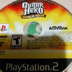 Guitar Hero World Tour Playstation 2 Game 