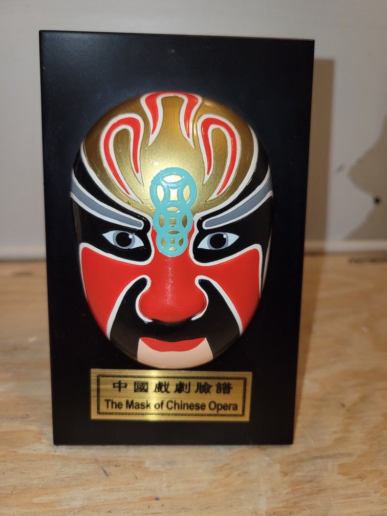 Brand New Miniature Mask Of The Chinese Opera.  