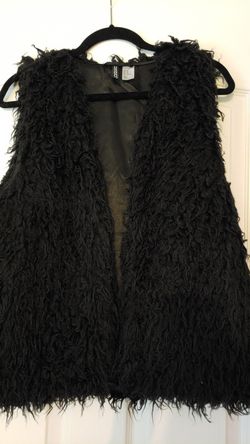 Faux fur vest