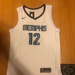 Nike Grizzly Morant Jersey White Medium