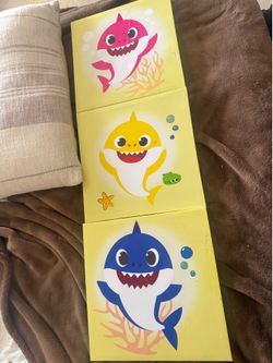 Baby shark room signs