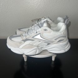 Reebok White and Light Gray Women's Athletic Sneakers Walking Festival