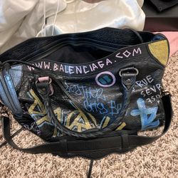 BALENCIAGA Graffiti City Bag 