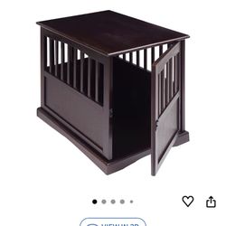 Small Dog Kennel Side Table