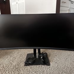 ViewSonic -  34” Curved Ultrawide Monitor