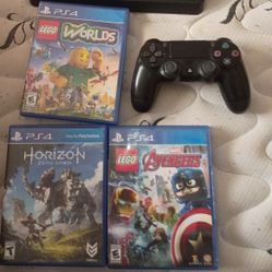 PS4 Slim With Two Games