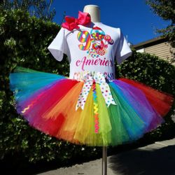 Candyland tutu outfit 