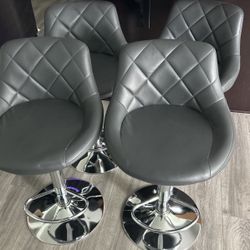 Grey Bar Stools 