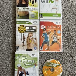 Nintendo Wii Fitness Games Bundle 