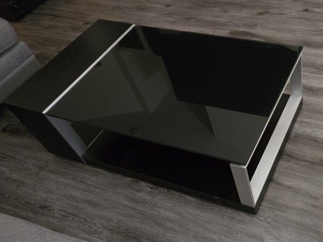 Modern Coffee Table Glass And Wood