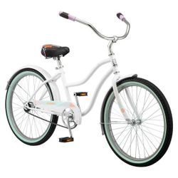 White women's outlet cruiser bike