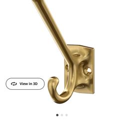 IKEA Gold Towel Hook 