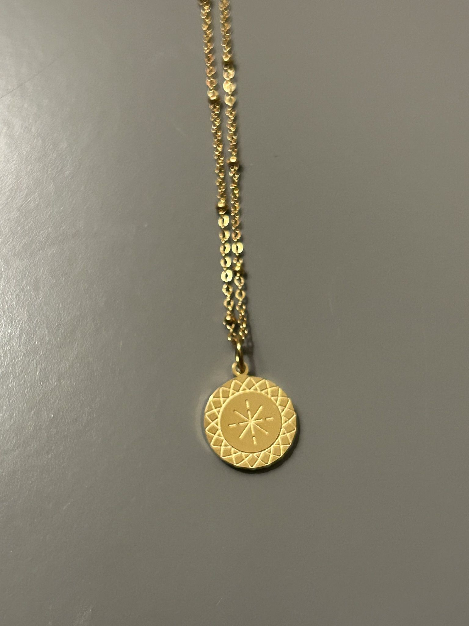 18k gold plated necklace 