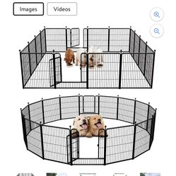 FXW Rollick Dog Playpen Designed for Camping, Yard, 32" Height , 16 Panels