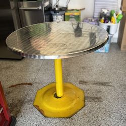 Heavy Chrome Table