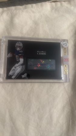 2020 Panini Black CeeDee Lamb Black Rookie Jersey Autograph 01/50 Cowboys